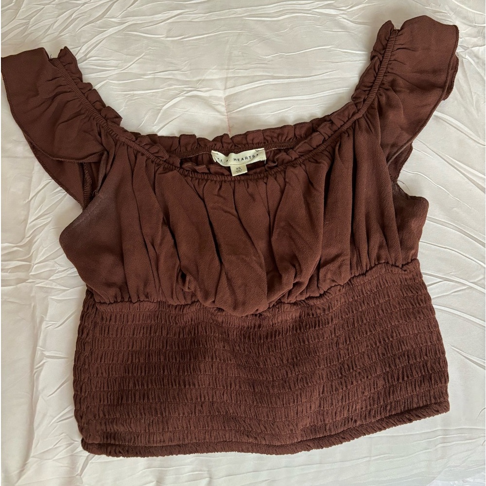 Brown tank top